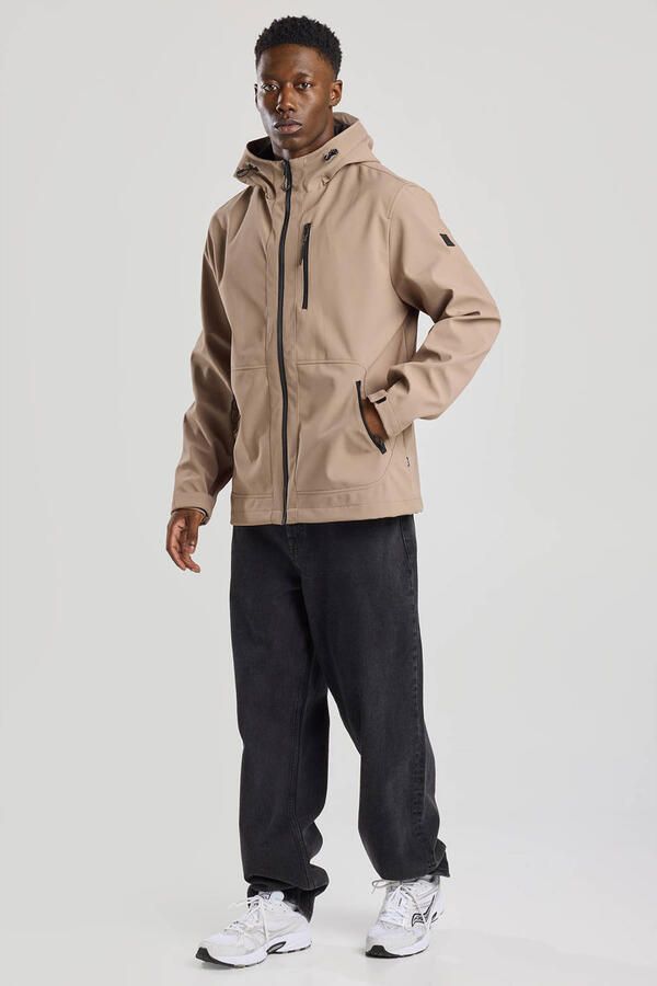 America Today softshell jas bruin - Foto 3