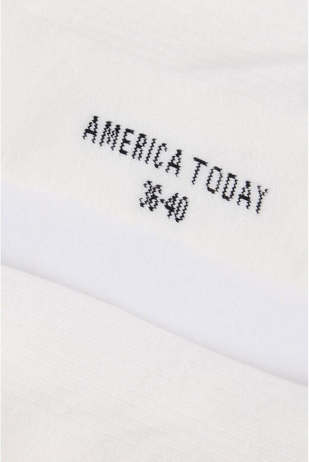 America Today sokken wit bruin - Foto 3