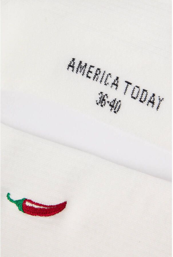 America Today sokken wit rood - Foto 2