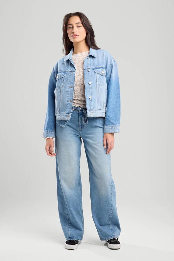 America Today spijkerjas light blue denim - Foto 2