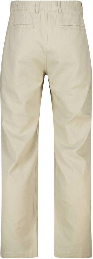 America Today straight casual broek met linnen bruin - Foto 2