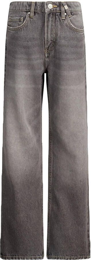 America Today straight leg jeans high waist grey denim