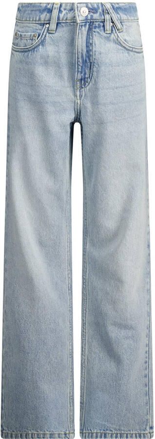 America Today straight leg jeans high waist light blue denim