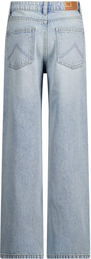 America Today straight leg jeans high waist light blue denim - Foto 2