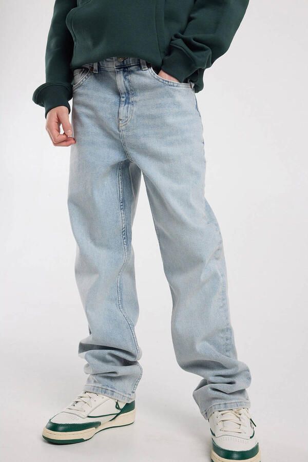 America Today straight leg jeans light blue denim