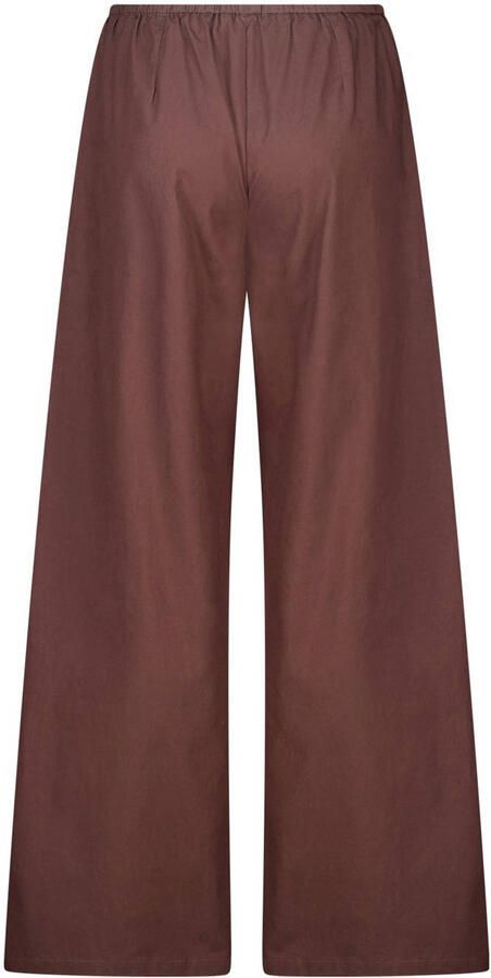 America Today straight regular waist casual broek donkerbruin - Foto 3