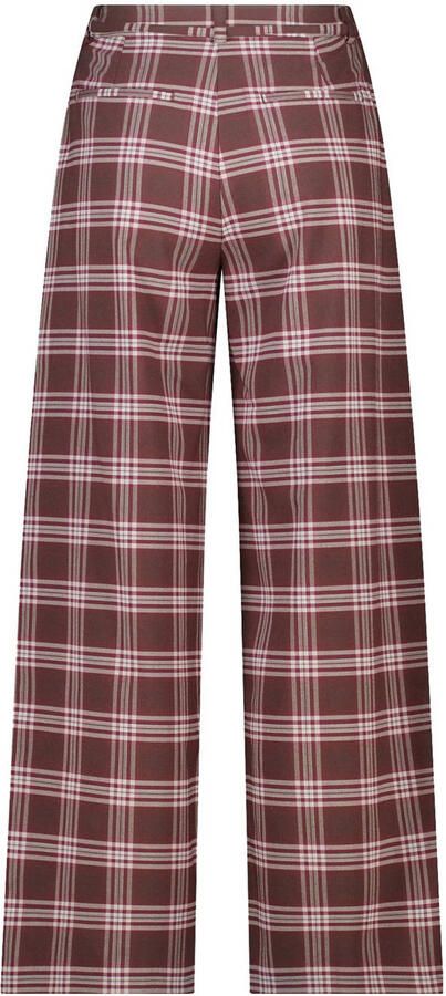 America Today straight regular waist casual broek donkerrood - Foto 2