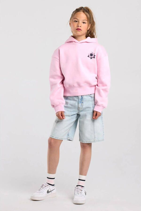 America Today sweat hoodie met backprint lichtroze - Foto 2
