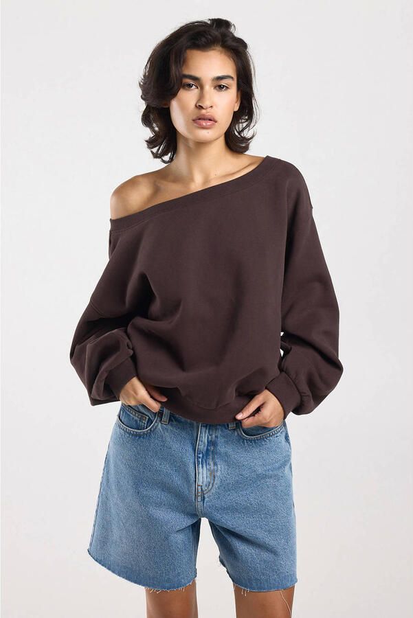America Today sweater bruin