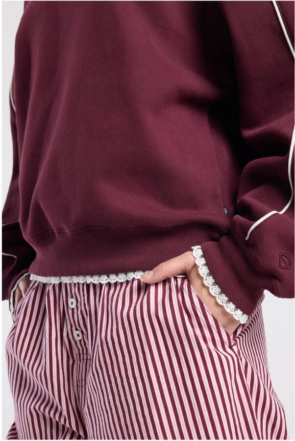 America Today sweater donkerrood - Foto 2