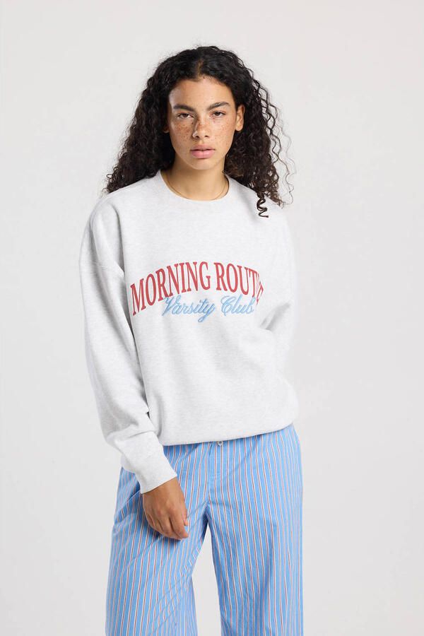 America Today sweater grijs