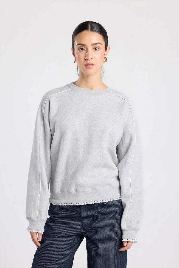 America Today sweater grijs