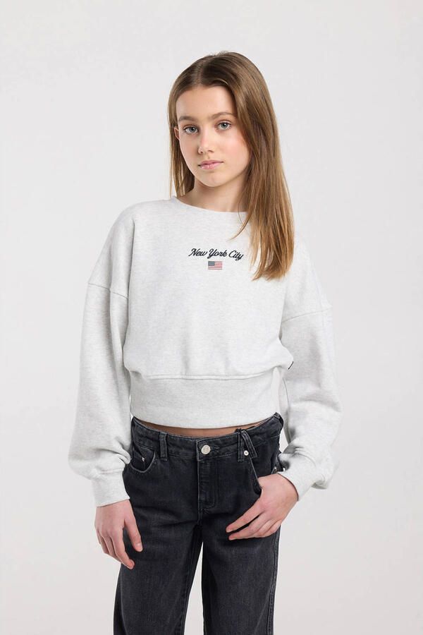 America Today sweater grijs