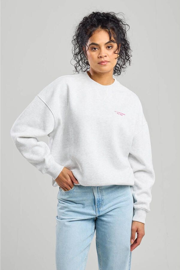 America Today sweater lichtgrijs