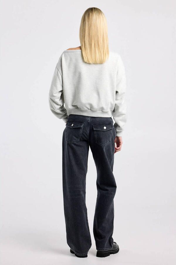 America Today sweater lichtgrijs - Foto 3