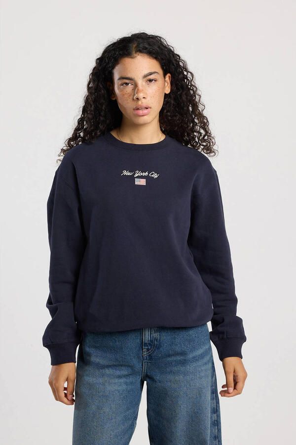 America Today sweater marineblauw