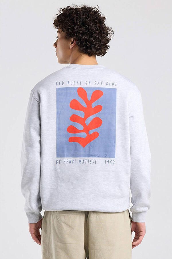 America Today sweater met backprint grijs - Foto 3