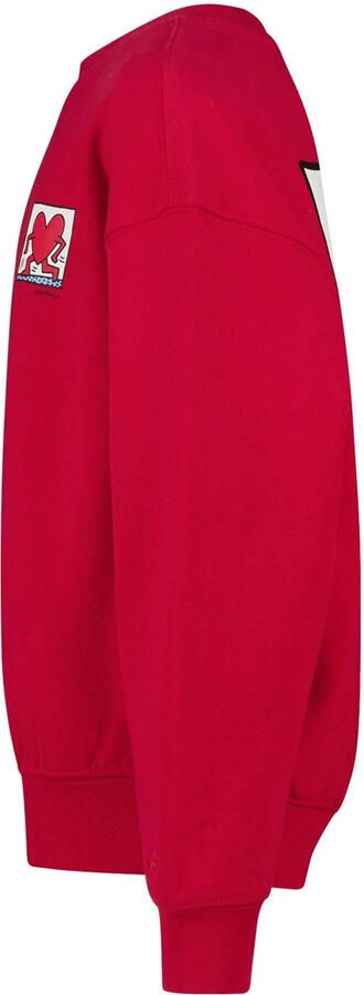 America Today sweater met backprint rood - Foto 3