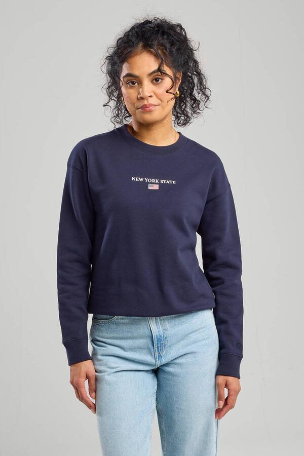 America Today sweater Suzana donkerblauw - Foto 3