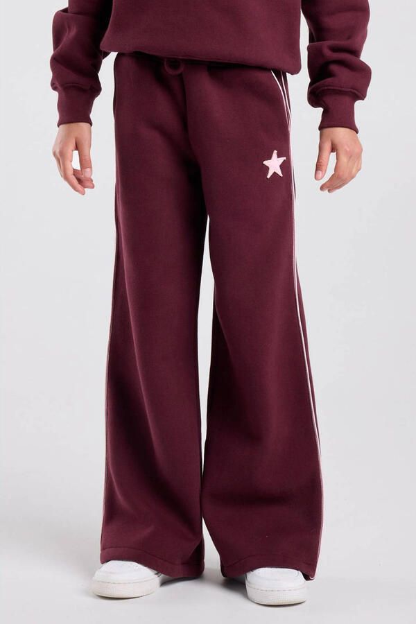 America Today sweatpants donkerrood