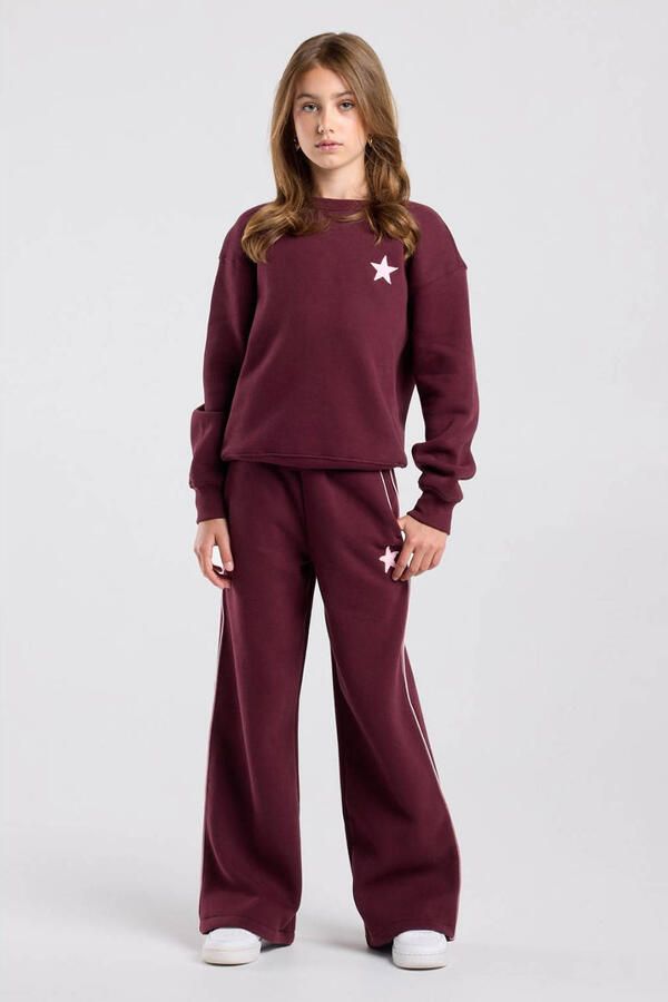 America Today sweatpants donkerrood - Foto 2