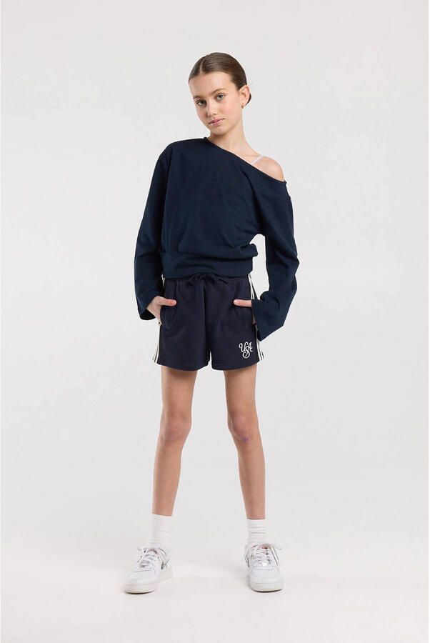America Today sweatshort donkerblauw