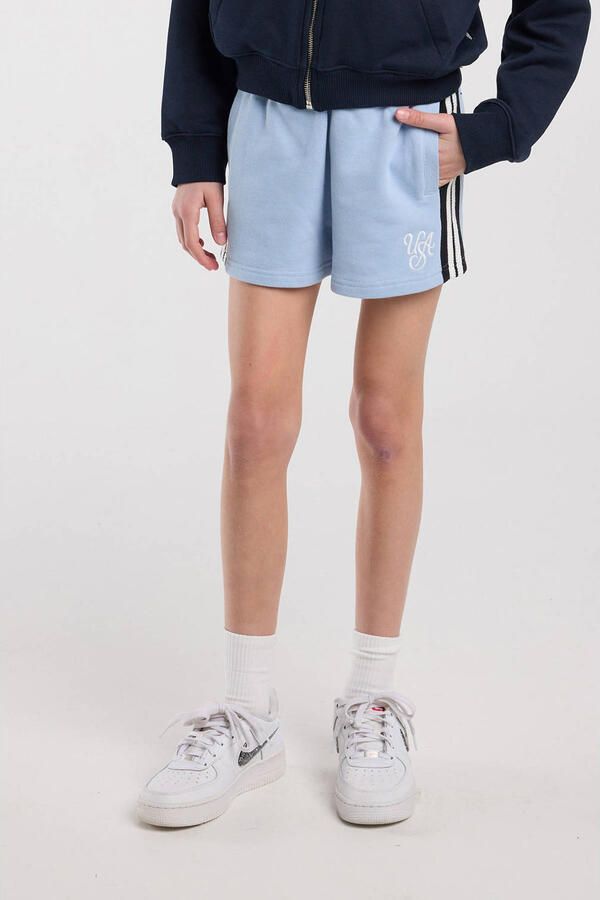 America Today sweatshort lichtblauw