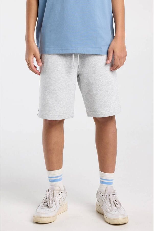 America Today sweatshort lichtgrijs