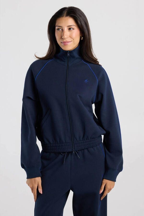 America Today sweatvest donkerblauw
