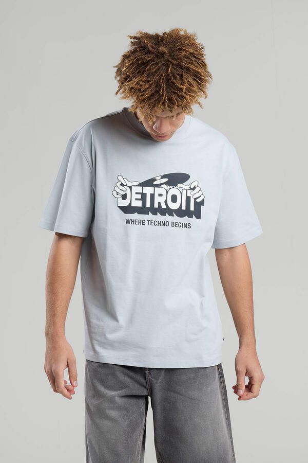 America Today T-shirt blauw