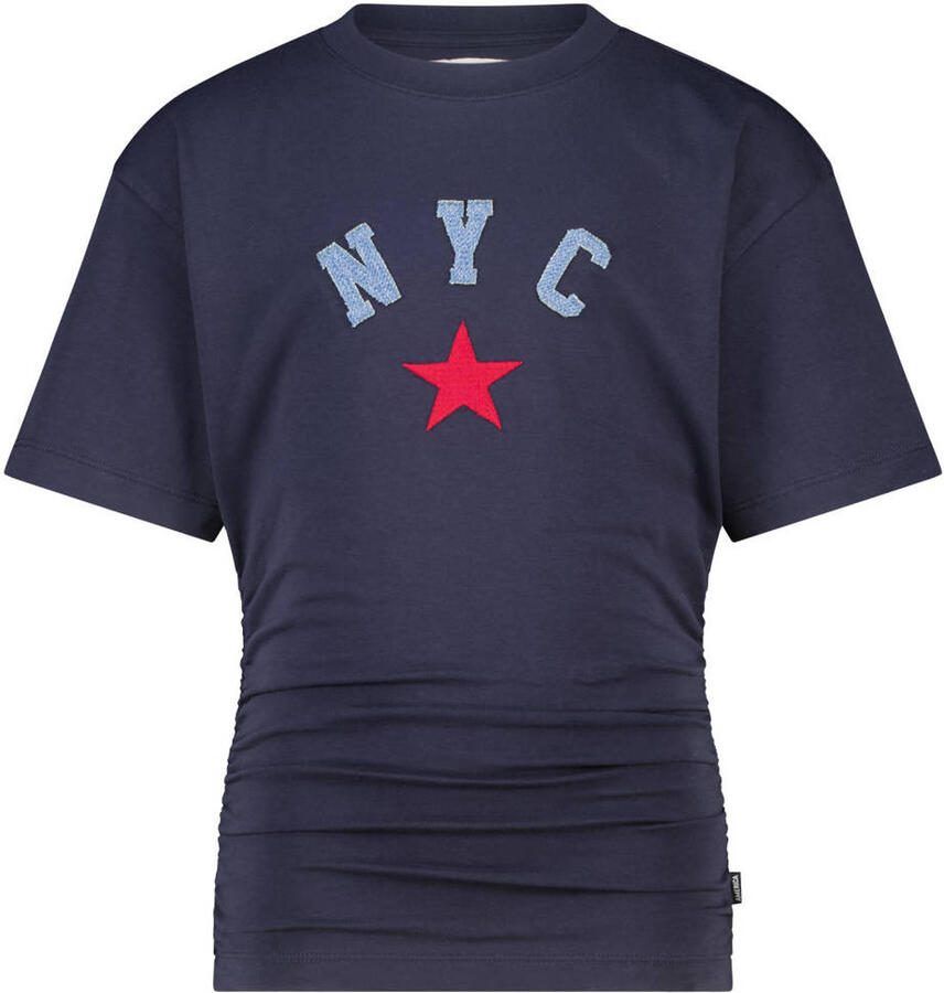 America Today T-shirt donkerblauw
