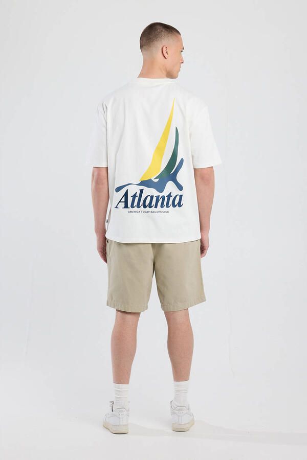 America Today T-shirt ecru - Foto 2