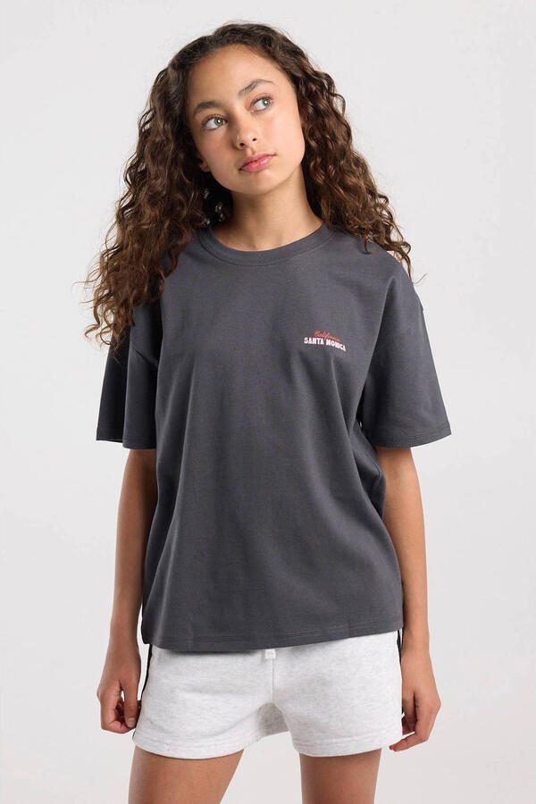 America Today T-shirt grijs