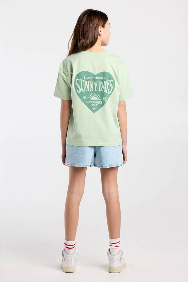 America Today T-shirt lichtgroen - Foto 3