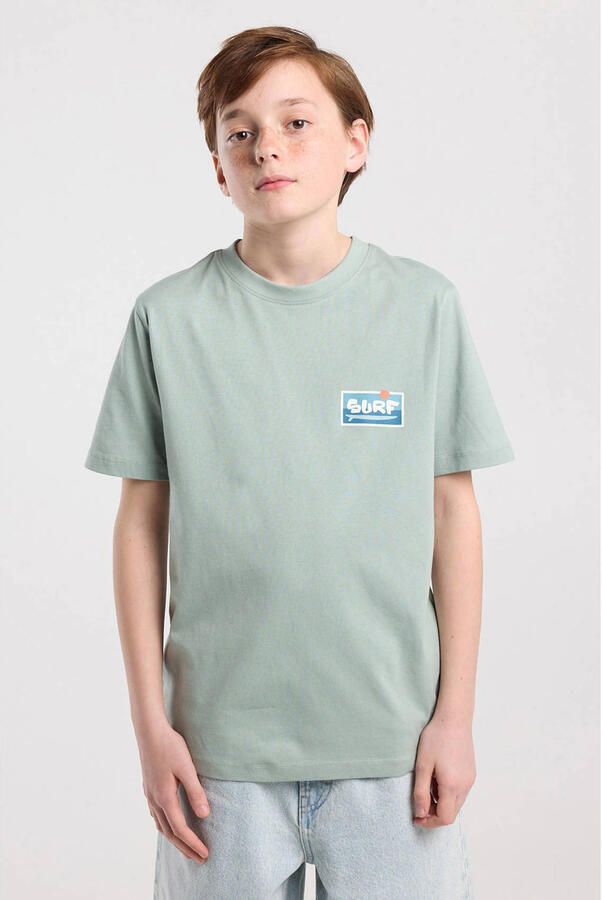 America Today T-shirt lichtgroen