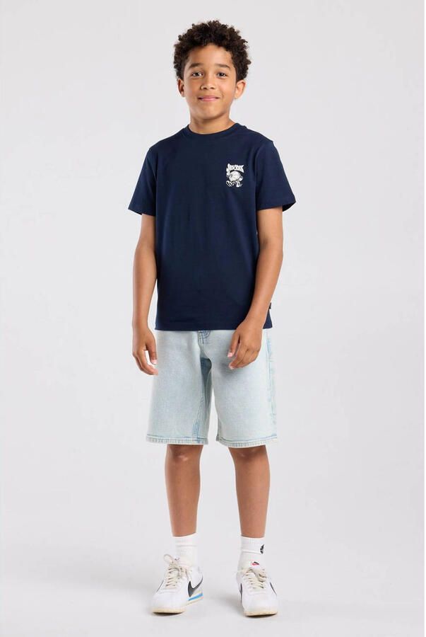 America Today T-shirt met backprint donkerblauw - Foto 2