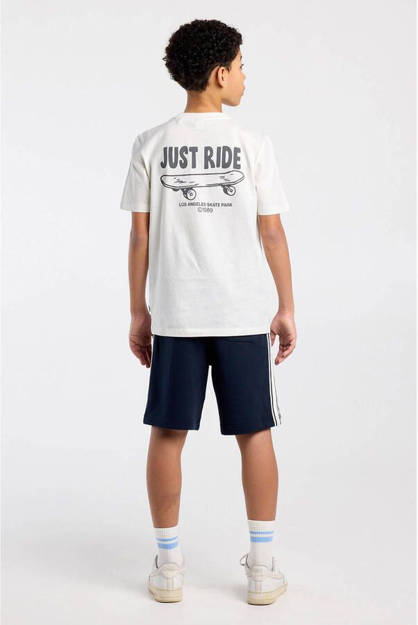 America Today T-shirt met backprint ecru - Foto 2
