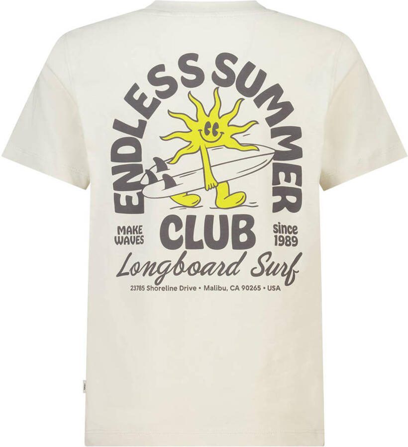 America Today T-shirt met backprint ivoor - Foto 2