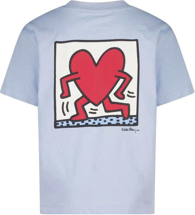 America Today T-shirt met backprint lichtblauw - Foto 2