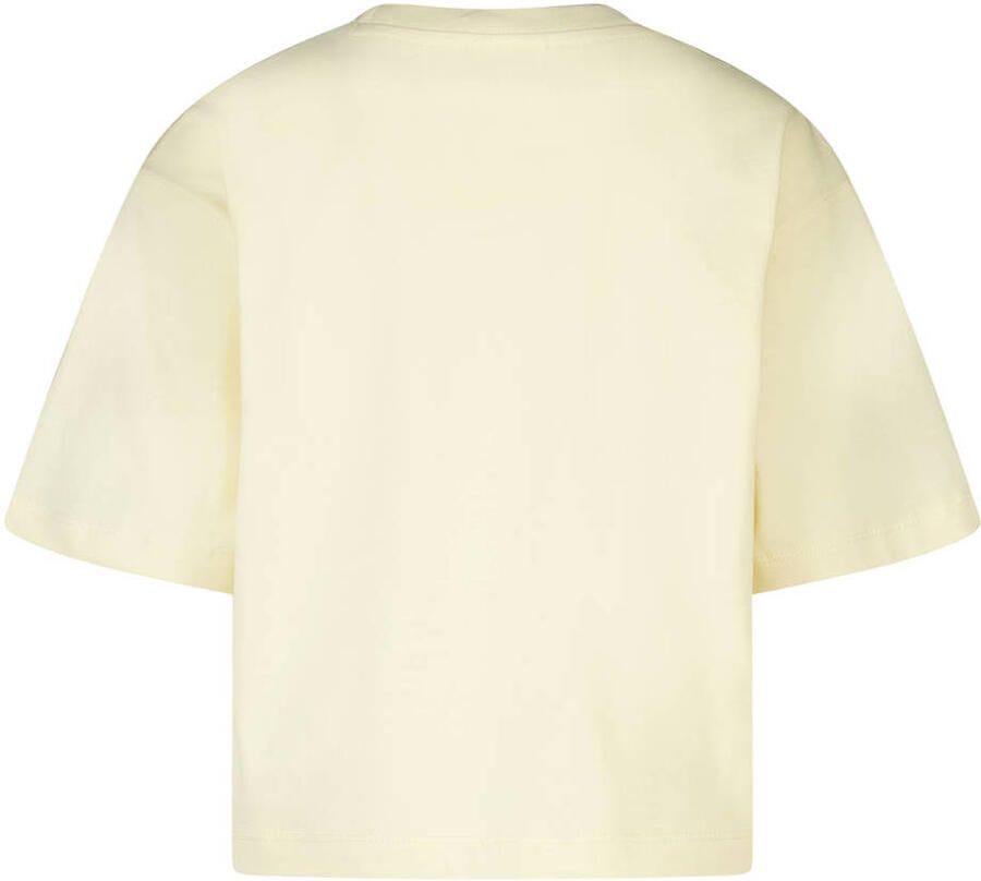 America Today T-shirt met backprint lichtgeel - Foto 2