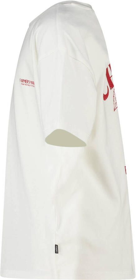 America Today T-shirt met backprint wit - Foto 3