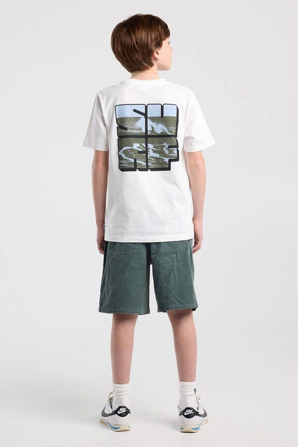 America Today T-shirt met backprint wit - Foto 2