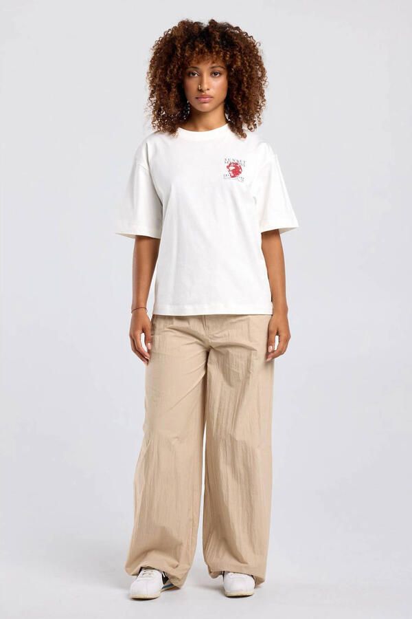 America Today T-shirt met backprint wit - Foto 2