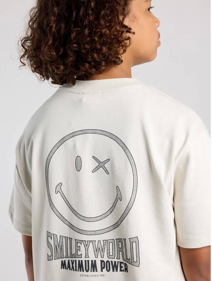 America Today T-shirt met backprint wit - Foto 2