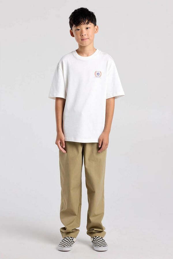 America Today loose fit casual broek zand