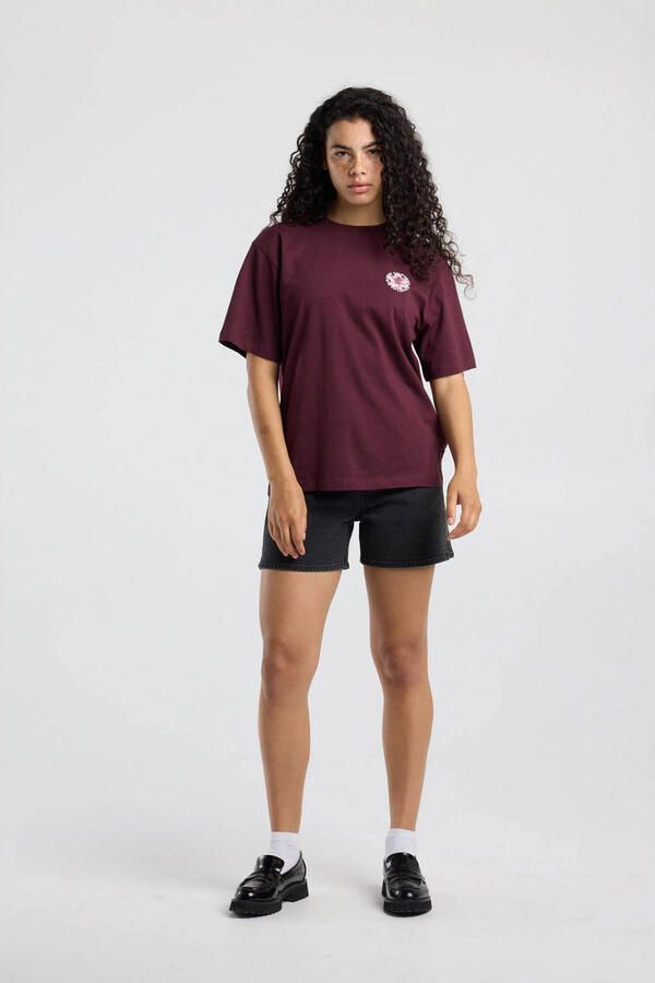America Today T-shirt met print donkerrood - Foto 2