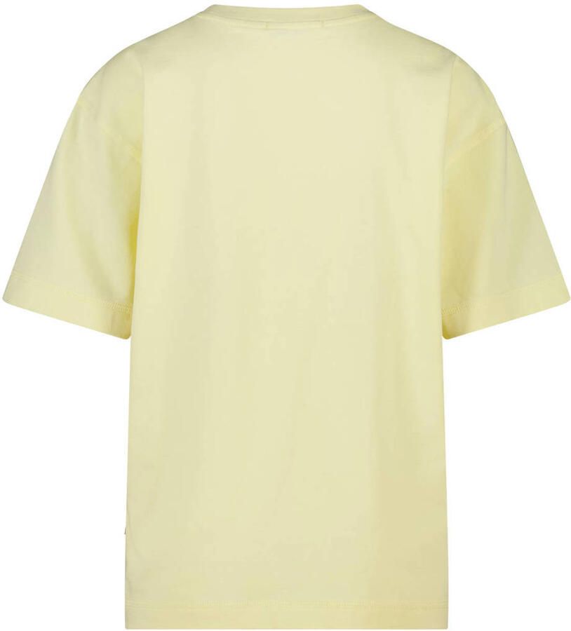 America Today T-shirt met print lichtgeel - Foto 2