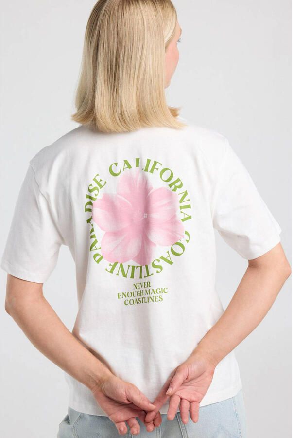 America Today T-shirt met print wit - Foto 2