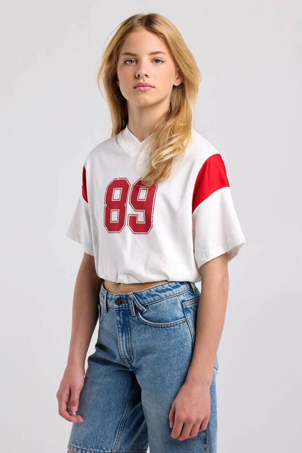 America Today T-shirt met print wit