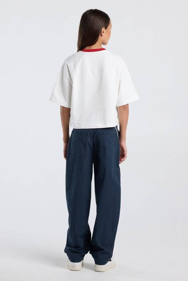 America Today T-shirt met tekst wit rood Meisjes Katoen Ronde hals Tekst - Foto 2
